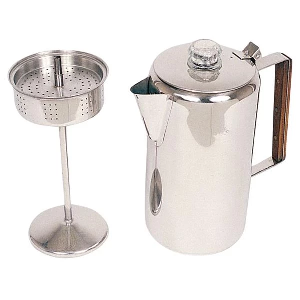 World Famous Camping cookware 12 Cup Stainless Coffee Percolator 3 World Famous Camping cookware 12 Cup Stainless Coffee Percolator