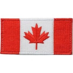 World Famous Other Canadian Flag Patches 9 World Famous Other Canadian Flag Patches -Ornithology Sales B08789red