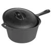 World Famous Camping cookware Cast Iron Saucepan 1346 -Ornithology Sales B08798