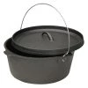 World Famous Camping cookware Dutch Ovens Cast Iron Cauldron - 8 quart -Ornithology Sales B08799 1649856378